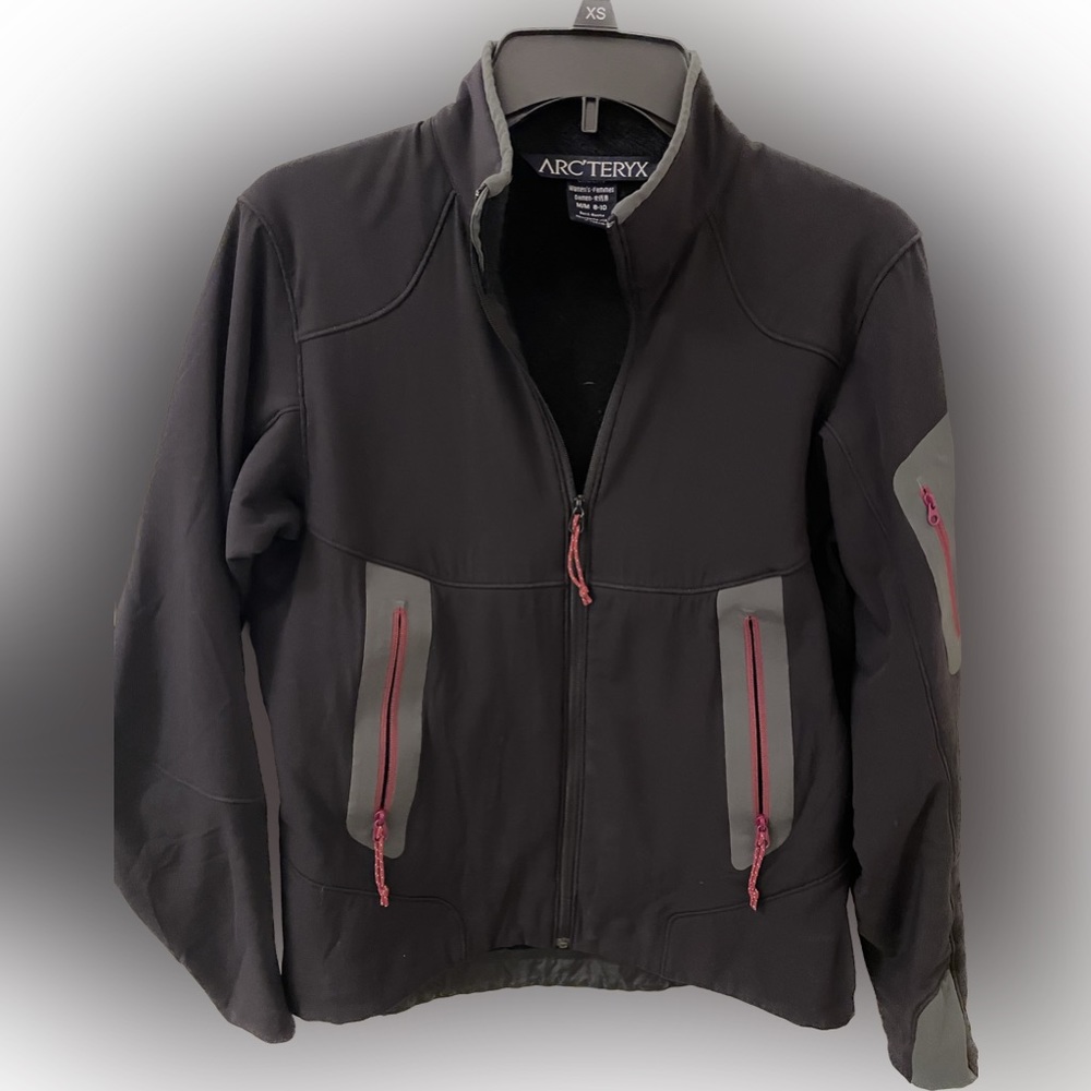Woman’s Arc’teryx outdoor jacket